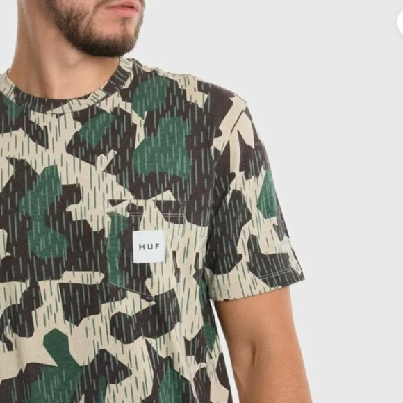 Huf Men's Pocket T-Shirt Camo Size Medium‎ - Picture 11 of 11